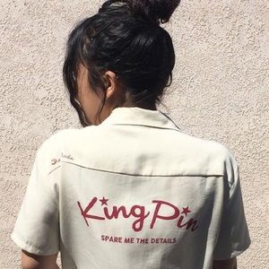 Reformation Kingpin Top in Cream